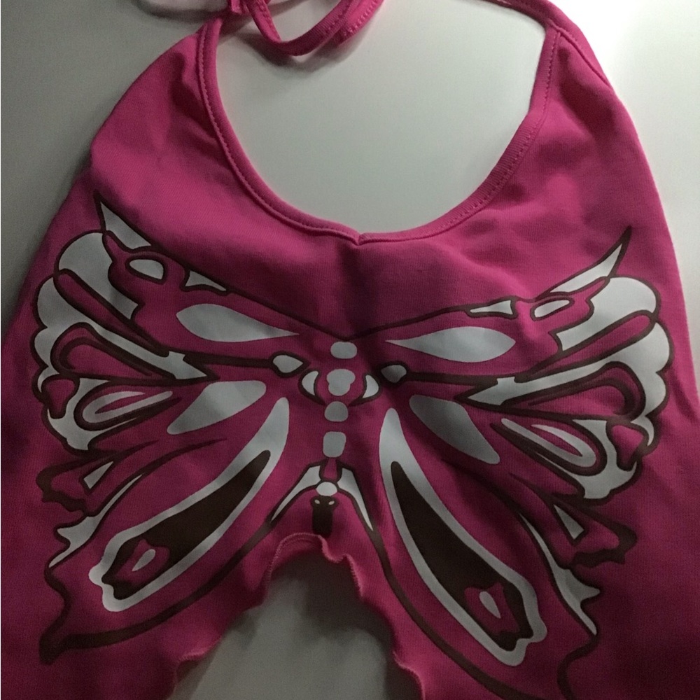 Shein butterfly top